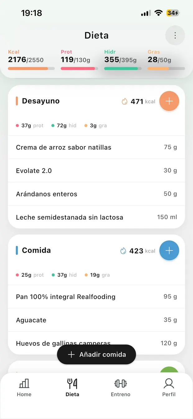 La app del atleta en Zero to Hero
